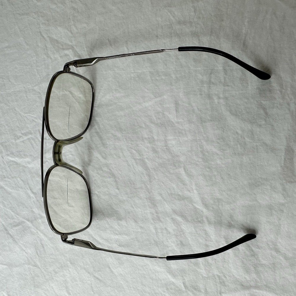 Luxottica Vintage Natural Silver Aviator Sunglasses Eye Glasses Frames 54-19 140 - Picture 10 of 14